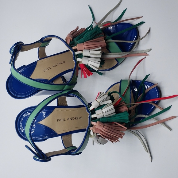 PAUL ANDREW SIZE 39 1/2 MULTI COLORS 100% AUTHENTIC